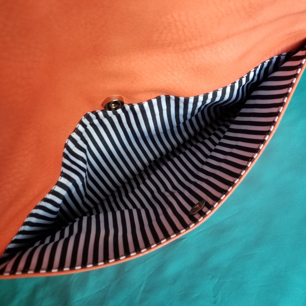 Charming Charlie Orange Foldedable Bag - Picture 3 of 5